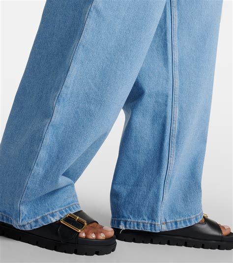 prada pantaloni uomo|prada wide leg jeans.